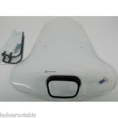 PARABREZZA PARAVENTO PIAGGIO FREE + KIT MONTAGGIO E SUPPORTI 445496 nuovo gilera