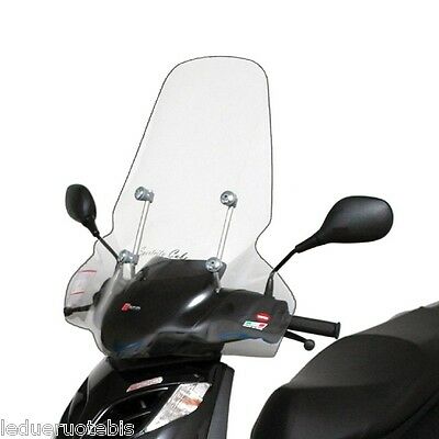 PARABREZZA LUNGO COMPLETO APRILIA SPORCITY 125cc ORIGINALE con KIT SUPPORTI NEW