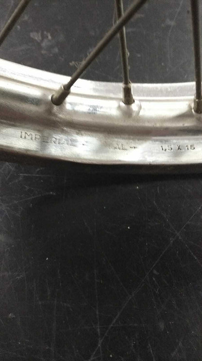 CERCHIO ANTERIORE CALIFFONE NUOVO 1,5 x 16" raggi completo di mozzo PIAGGIO