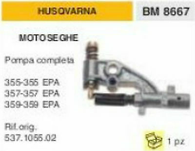 POMPA OLIO COMPLETA MOTOSEGA HUSQVARNA 355 355EPA 357 357EPA 359 359EPA