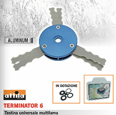 TESTINA MULTILAMA PROFESSIONALE DECESPUGLIATORE LAMA SEGA TERMINATOR UNIVERSALE
