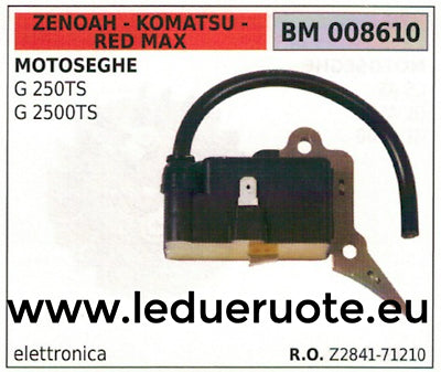 Z284171210 BOBINA ELETTRONICA MOTOSEGA ZENOAH KOMATSU RED MAX GG 250TS 2500TS