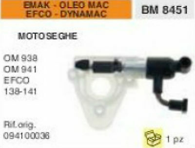 POMPA OLIO MOTOSEGA EMAK OLEOMAC EFCO 138 141 DYNAMAC OM938 OM941 COMPLETA