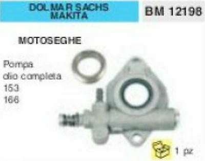 POMPA OLIO MOTOSEGA DOLMAR SACHS MAKITA 153 166 COMPLETA