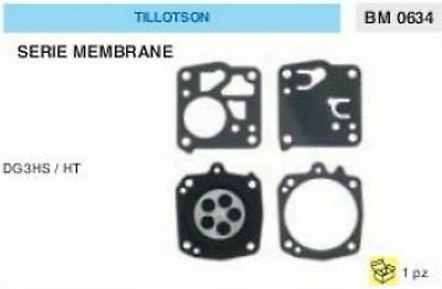 KIT SERIE MEMBRANE membrana CARBURATORE TILLOTSON DG3HS DG3HT DG 3 HS HT