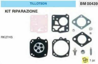 KIT SERIE MEMBRANE membrana CARBURATORE TILLOTSON RK27HS RK 27 HS