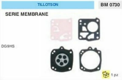 KIT SERIE MEMBRANE membrana CARBURATORE TILLOTSON DG9HS DG 9 HS