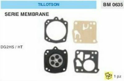 KIT SERIE MEMBRANE membrana CARBURATORE TILLOTSON DG2HS DG2HT DG 2 HS HT