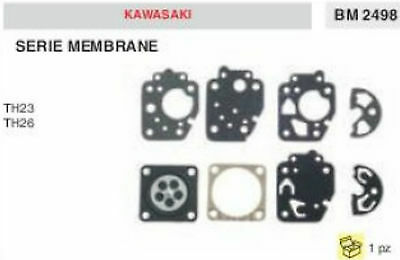 SERIE KIT MEMBRANE membrana CARBURATORE TAGLIASIEPI KAWASAKI TH23 TH26 TH 23 26