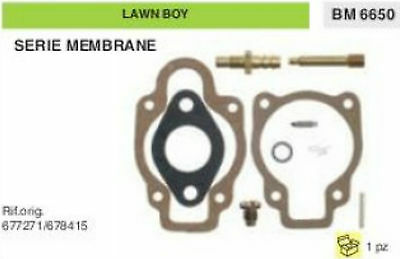 67727 678415 SERIE MEMBRANE membrana CARBURATORE MOTORE LAWN BOY
