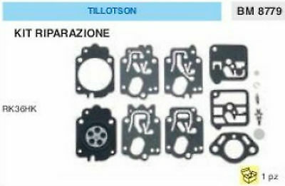 KIT RIPARAZIONE SERIE MEMBRANE membrana CARBURATORE TILLOTSON RK36HK RK 36 HK