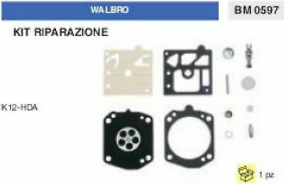 KIT RIPARAZIONE SERIE MEMBRANE membrana CARBURATORE WALBRO K12-HDA K 12 HDA