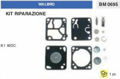 KIT RIPARAZIONE SERIE MEMBRANE membrana CARBURATORE WALBRO K1-MDC K 1 MDC