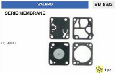 KIT SERIE MEMBRANE membrana CARBURATORE WALBRO D1-MDC D1 MDC