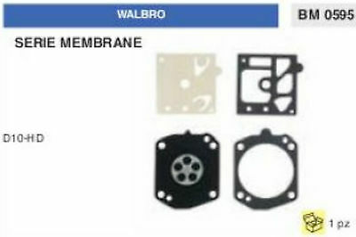 KIT SERIE MEMBRANE membrana CARBURATORE WALBRO D10HD D 10 HD