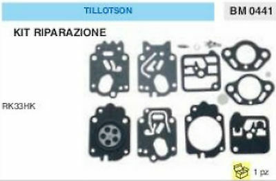 KIT RIPARAZIONE MEMBRANE CARBURATORE TILLOTSON RK33HK RK 33 HK