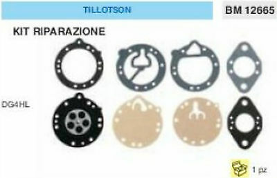 KIT RIPARAZIONE SERIE MEMBRANE CARBURATORE TILLOTSON DG4HL DG 4 HL