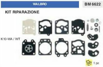 KIT RIPARAZIONE SERIE MEMBRANE membrana CARBURATORE WALBRO K10WA K10WT K 10