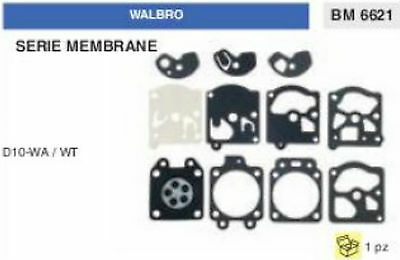 KIT SERIE MEMBRANE membrana CARBURATORE WALBRO D10WA D10WT D 10 WA WT