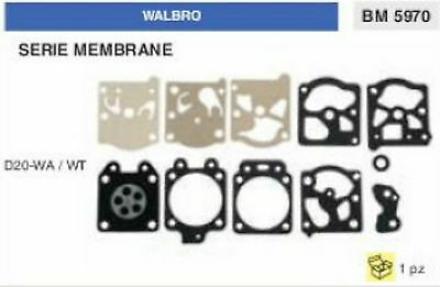 KIT SERIE MEMBRANE membrana CARBURATORE WALBRO D20WA D20WT D 20 WA WT