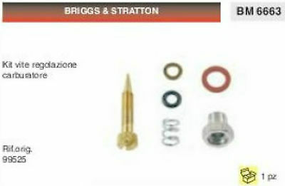 99525 KIT VITE REGOLAZIONE CARBURATORE BRIGGS & STRATTON DA 7 A 16 HP