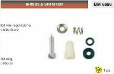 395508 KIT VITE REGOLAZIONE CARBURATORE BRIGGS & STRATTONDA 3 A 5 HP CV