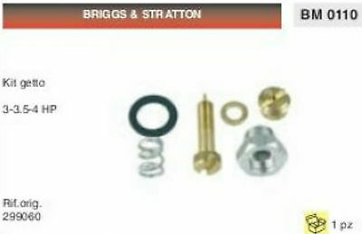 299060 KIT GETTO REGOLAZIONE CARBURATORE BRIGGS & STRATTON 3 3,5 4 HP CV