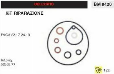5253577 SERIE KIT RIPARAZIONE CARBURATORE ORIGINALE DELL'ORTO FVCA 22.17 - 24.19