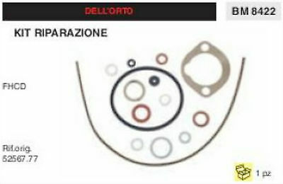 5256777 SERIE KIT RIPARAZIONE guarnizioni CARBURATORE DELL'ORTO FHCD FH CD