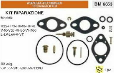 KIT RIPARAZIONE CARBURATORE ASPERA TECUMSEH TECNAMOTOR HH V VH LAV VT VH100