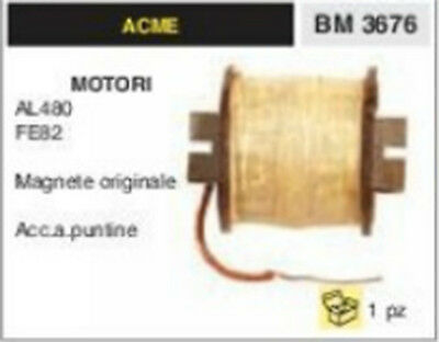 BOBINA MAGNETE ORIG MOTOCOLTIVATORE CON MOTORE ACME AL480 AL 480 FE82 FE 82