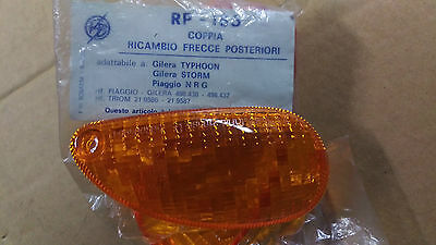 498.437 COPPIA FRECCE POSTERIORI GILERA TYPHOON STORM PIAGGIO NRG '94 '04 NEW