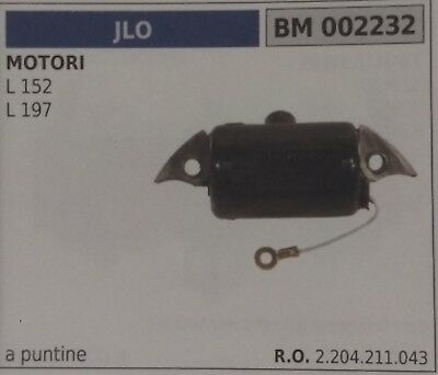 2204211043 BOBINA ACC A PUNTINE MOTORE JLO L152 L197 L 152 197