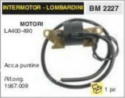 BOBINA MOTOCOLTIVATORE MOTOZAPPA INTERMOTOR LOMBARDINI LA400 LA490 LA 400 LA 490