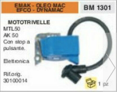 30100014 BOBINA ELETTRONICA MOTOTRIVELLA EMAK OLEO MAC EFCO DYNAMAC MTL50 AK50
