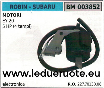 2277013008 BOBINA ELETTRONICA centralina MOTORE ROBIN SUBAR EY 20 5HP 4TEMPI
