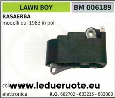 682702 683215 683080 BOBINA RASAERBA TOSAERBA LAWN BOY MODELLI DAL '93 IN POI