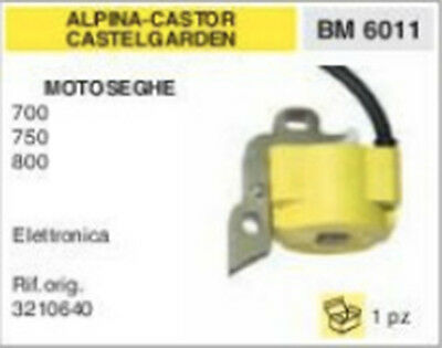 3210640 BOBINA ELETTRONICA MOTOSEGA ALPINA CASTOR CASTEL GARDEN 700 760 800