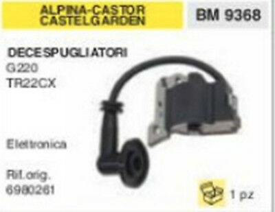 6980261 BOBINA DECESPUGLIATORE ALPINA CASTOR CASTEL GARDEN G220 TR22CX ELETTR