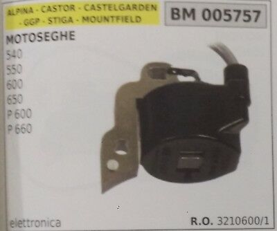 3210600 BOBINA ELETTRONICA MOTOSEGA ALPINA CASTOR CASTEL GARDEN 540 550 600 650