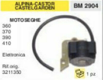 3211350 BOBINA ELETTRONICA MOTOSEGA ALPINA CASTOR CASTEL GARDEN 360 370 390 410