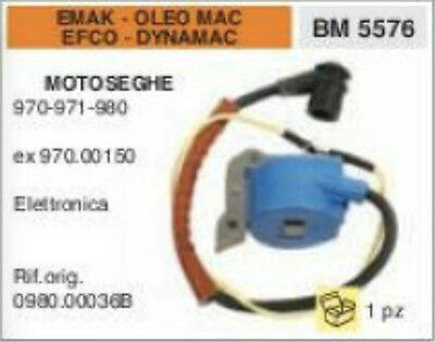 0980.00036B BOBINA ELETTRONICA MOTOSEGA EMAK OLEO MAC EFCO DYNAMAC 970 971 980