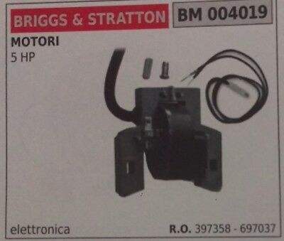 397358 697037 BOBINA ELETTRONICA MOTORE BRIGGS & STRATTON 5HP