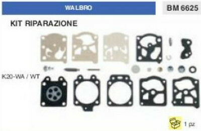 KIT RIPARAZIONE SERIE MEMBRANE membrana CARBURATORE WALBRO K20-WA K20-WT