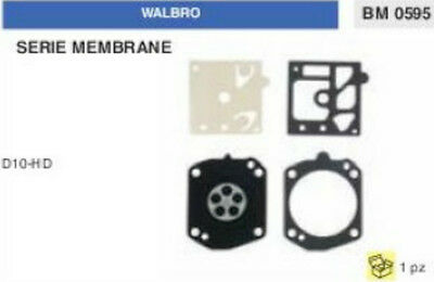 KIT SERIE MEMBRANE membrana CARBURATORE WALBRO D10-HD (D 10 HD)