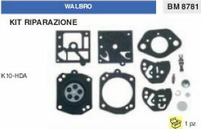 KIT RIPARAZIONE SERIE MEMBRANE membrana CARBURATORE WALBRO K10-HDA (K 10 HDA)