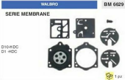 KIT SERIE MEMBRANE membrana CARBURATORE WALBRO D10-HDC D1-HDC (D 1 10 HDC)