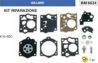 KIT RIPARAZIONE SERIE MEMBRANE membrana CARBURATORE WALBRO K10-SDC (K 10 SDC)