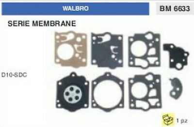 KIT SERIE MEMBRANE membrana CARBURATORE WALBRO D10-SDC (D 10 SDC)