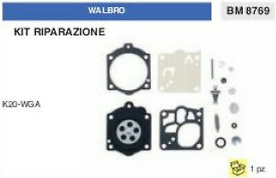 KIT RIPARAZIONE SERIE MEMBRANE membrana CARBURATORE WALBRO K20-WGA (K 20 WGA)